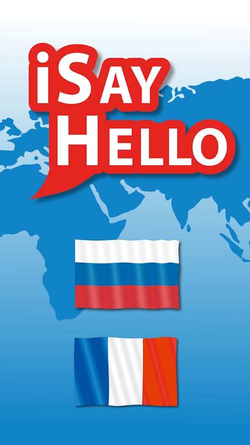 Android application iSayHello Russian - French screenshort