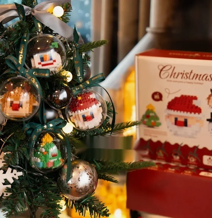 Title 3, Ornement Boule Pendentif Père Noël Arbre Cerf d...
