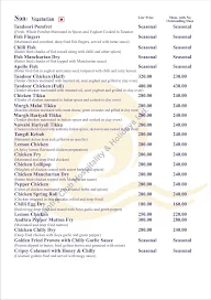 Spice Multi Cuisine Restaurant menu 7