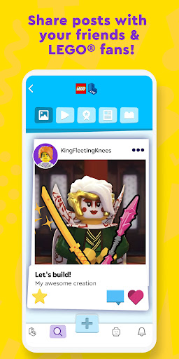 Screenshot LEGO® Life: kid-safe community