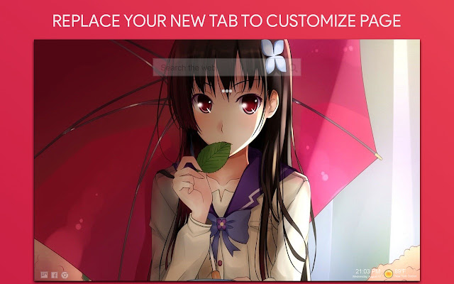 Anime Girls Wallpaper HD Custom New Tab