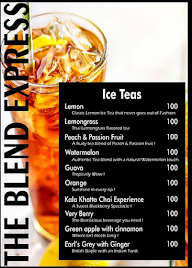 The Blend Express Cafe menu 3