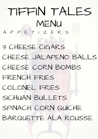 Tiffin Tales menu 1