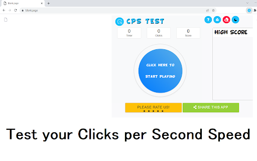 CPS Test for Google Chrome™