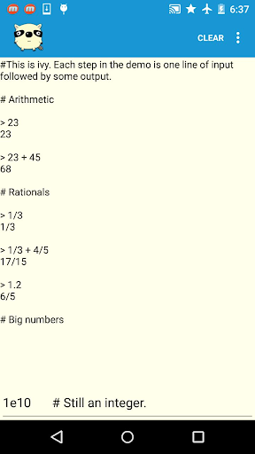 Ivy big number calculator