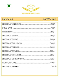 Bakers Room Cake Shop menu 3