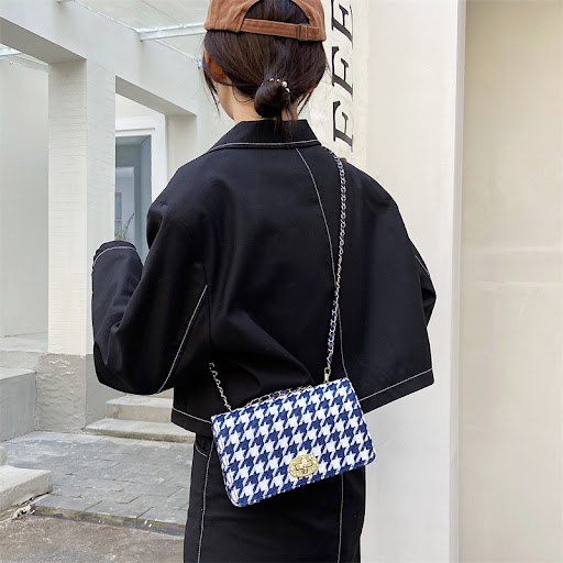 Title 9, Western Style Simple Street Print Plaid One-sho...