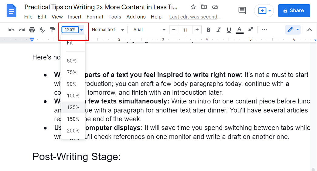 Business Tools - Practical Tips on Writing 2x More Content in Less Time