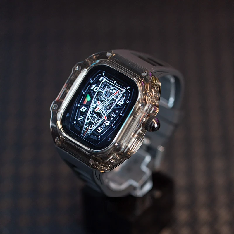 Coque transparente Ultra Modification pour bracelet de montre. Protection invisible et design préservé. Profitez de l'esthétique originale, sans compromis.