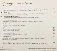 The Promenade Lounge - Taj Bengal menu 1