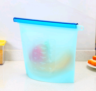Sacs de conservation en silicone sous vide pour aliments. Sacs de stockage réutilisables pour réfrigérateur, fruits et légumes.