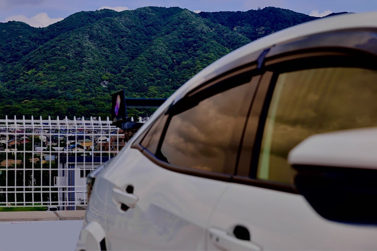 シビックタイプRのカメ活・俺の車が1番かっこいい・梅雨の晴れ間・山と愛車・暑い、、暑いぞおおお！！に関するカスタム事例の投稿画像3枚目