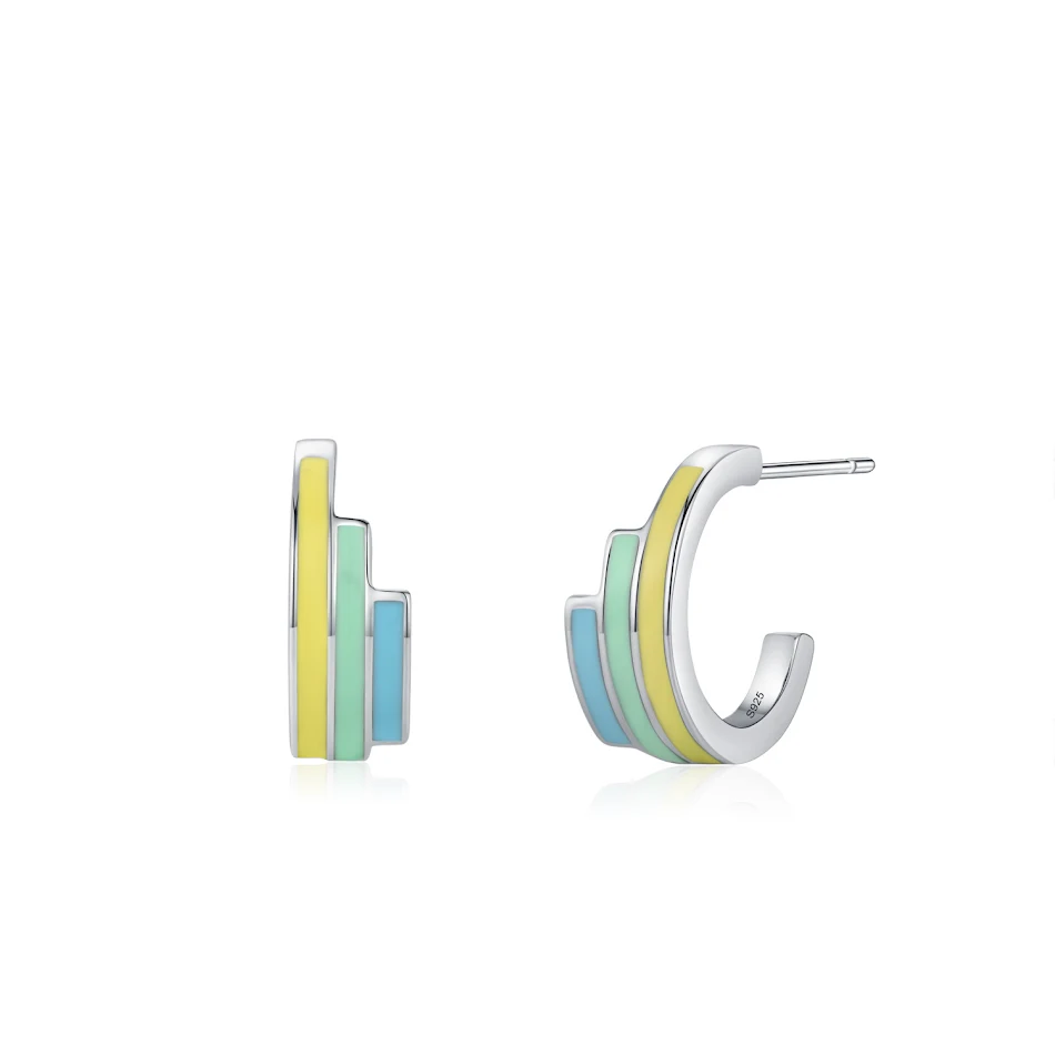 Boucles d'oreilles élégantes style Ins