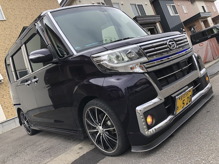タントカスタムの車高調整・車高調・段差注意・洗車に関するカスタム事例の投稿画像3枚目