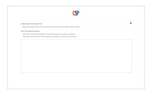 Allow CSP: Content-Security-Policy