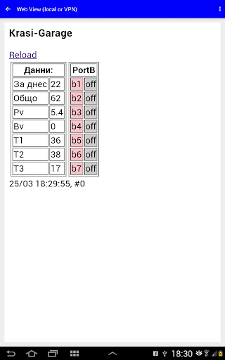 Web Garage Door Opener Android