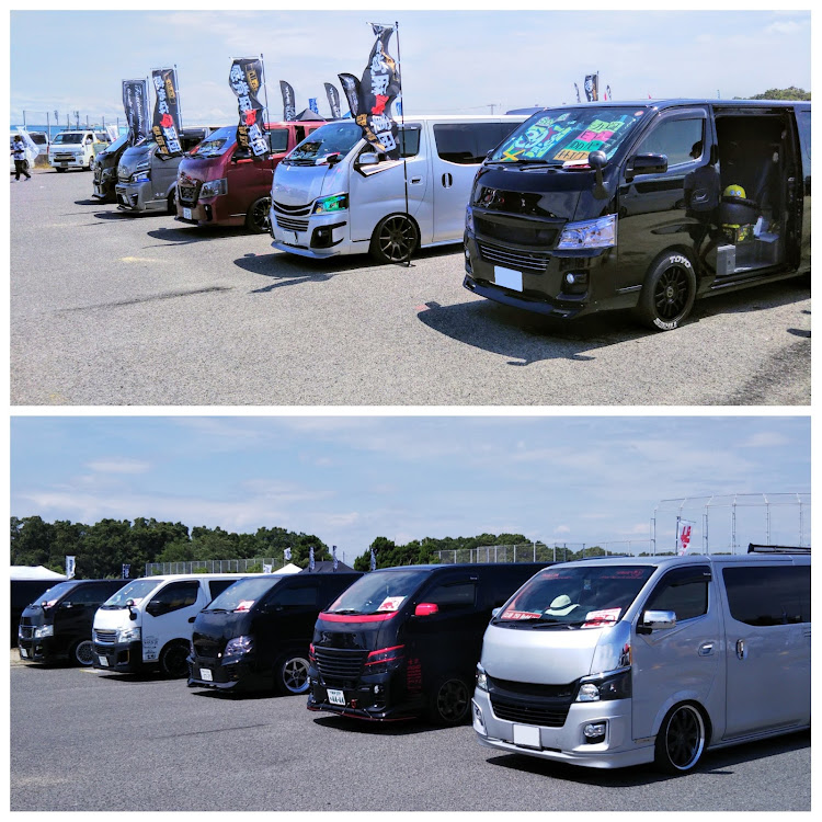 NV350キャラバンのSBM大阪・楽しかった！・月華會・#仕様変更・キャラバン最高❗️に関するカスタム事例の投稿画像7枚目