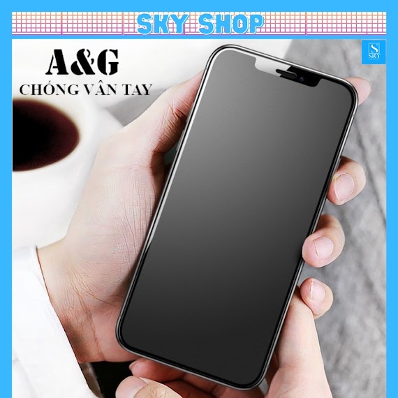 Cường Lực Chống Vân Tay Iphone 11 Pro Max 12 Pro Max 13 Pro Max 14 Pro Max Xs Max X Xr 7 Plus 8 Plus - Nhám Ag [Cvt]