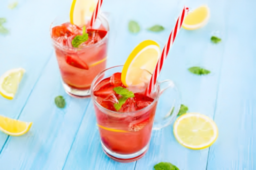 Strawberry Mint Lemonade