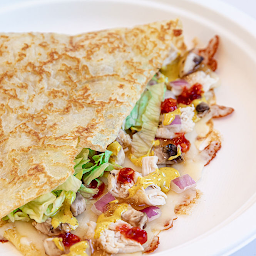 Curry Chicken Crepe