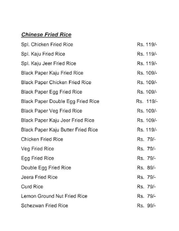 New Chinese & shawarma palace menu 