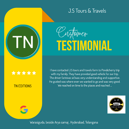 TN EDITIONS raved about their exceptional experience with J.S Tours & Travels, praising their rel… post image