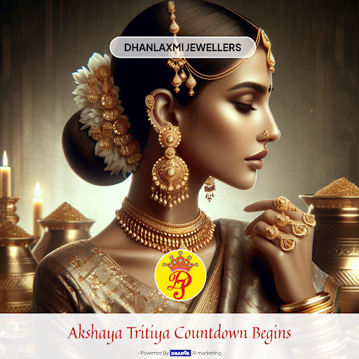 Pune's 'DHANLAXMI JEWELLERS' presents the Akshaya Tritiya Prosperity Countdown! Embrace endless p… post image