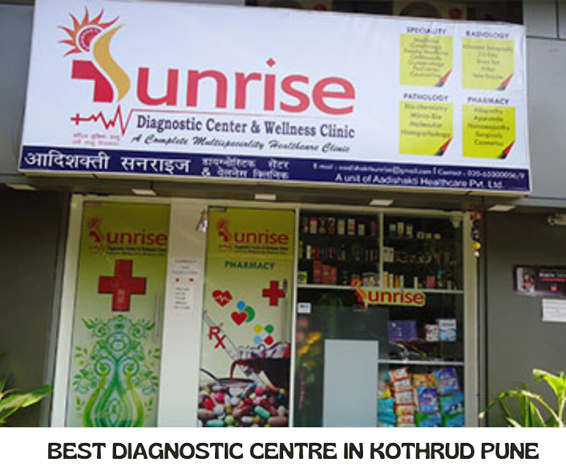 Sunrise Diagnostics Center, Sonography, Xray, CT Scan, Blood test in Kothurd Pune
