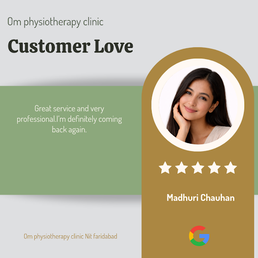 Madhuri Chauhan raves about her experience at Om Physiotherapy Clinic in Faridabad! She's thrille… post image