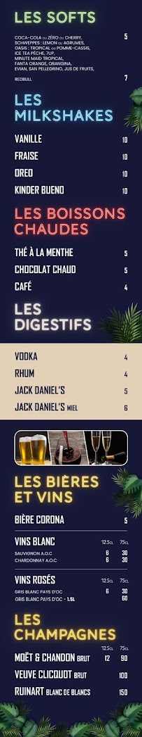 Menu Dakota Lounge - Paris Page 6