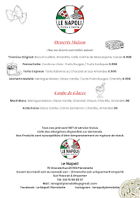 Menu Le Napoli Page 3