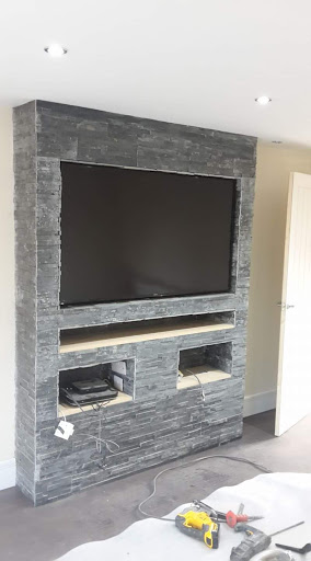 Stove and media wall installations - Thumbnail