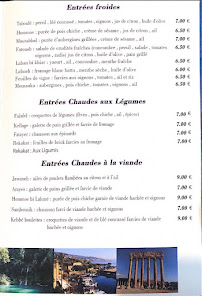 Menu La Lampe d'Aladin Page 2