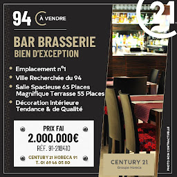 Photo n°6 de CENTURY 21 Horeca 91. Achat Vente fonds de commerce à Sainte-Geneviève-des-Bois (Agence d'immobilier d'entreprise)