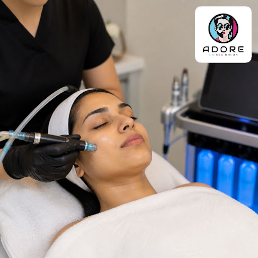 Curious about HydraFacial but not sure what really happens in the chair? At Adore Unisex Salon an…