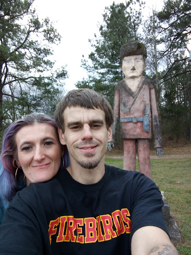 Carved Daniel Boone - Thumbnail