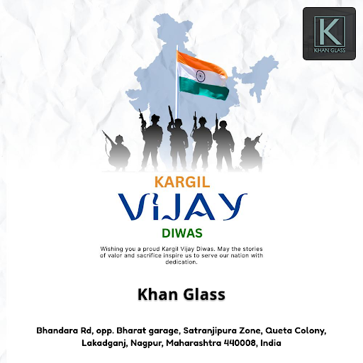 On Kargil Vijay Diwas, Khan Glass honors valor with quality glass partition walls, symbolizing st… post image