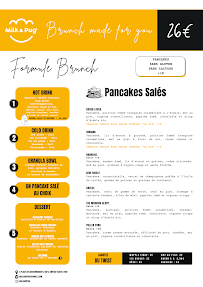 Menu Milk & Pug : Brunch ☕️🥞 Page 1