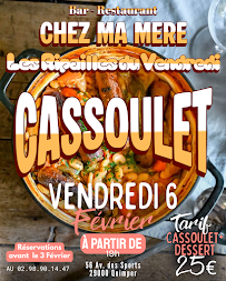 Menu Chez ma mère Page 1