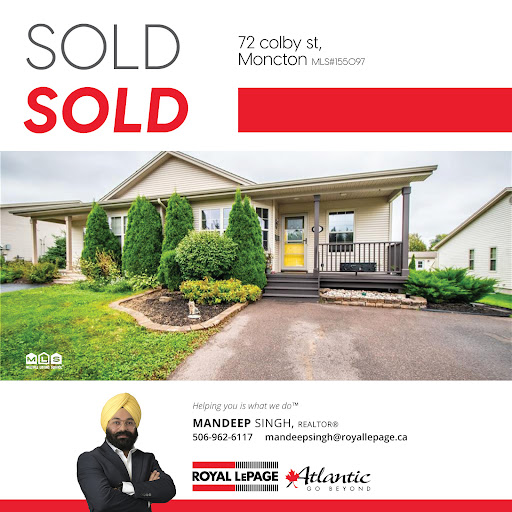 Mandeep Singh Realtor - Residential Real Estate Agent in Moncton - Royal Lepage Atlantic - Thumbnail