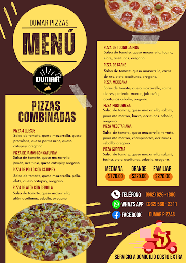 Dumar Pizzas - Visual