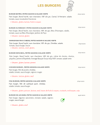 Menu Bistrô des Feuillants Page 8