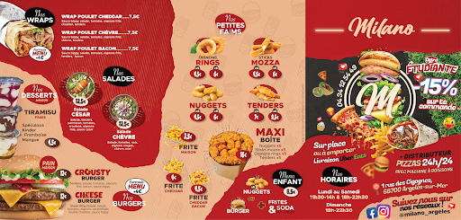 Photo 1 - Milano SNACK PIZZA à ARGELES-SUR-MER - Restaurant - Distributeur à boissons - Machine à Pizzas