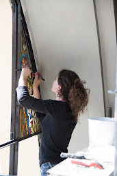 Photo n°2 de Atelier de vitraux - Terre de Verre à Castillon (Atelier de vitraux)