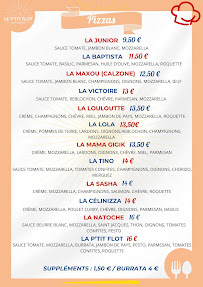 Menu Le P'Tit Flot Page 1