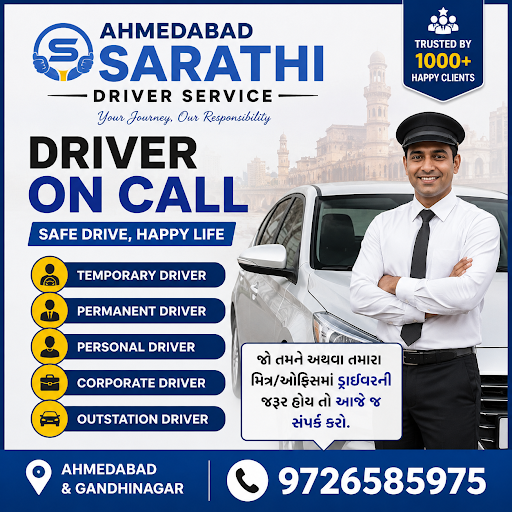 🚗 Ahmedabad Sarathi Driver Service