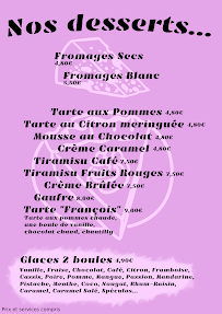 Menu Pizzeria Sauveur Page 9