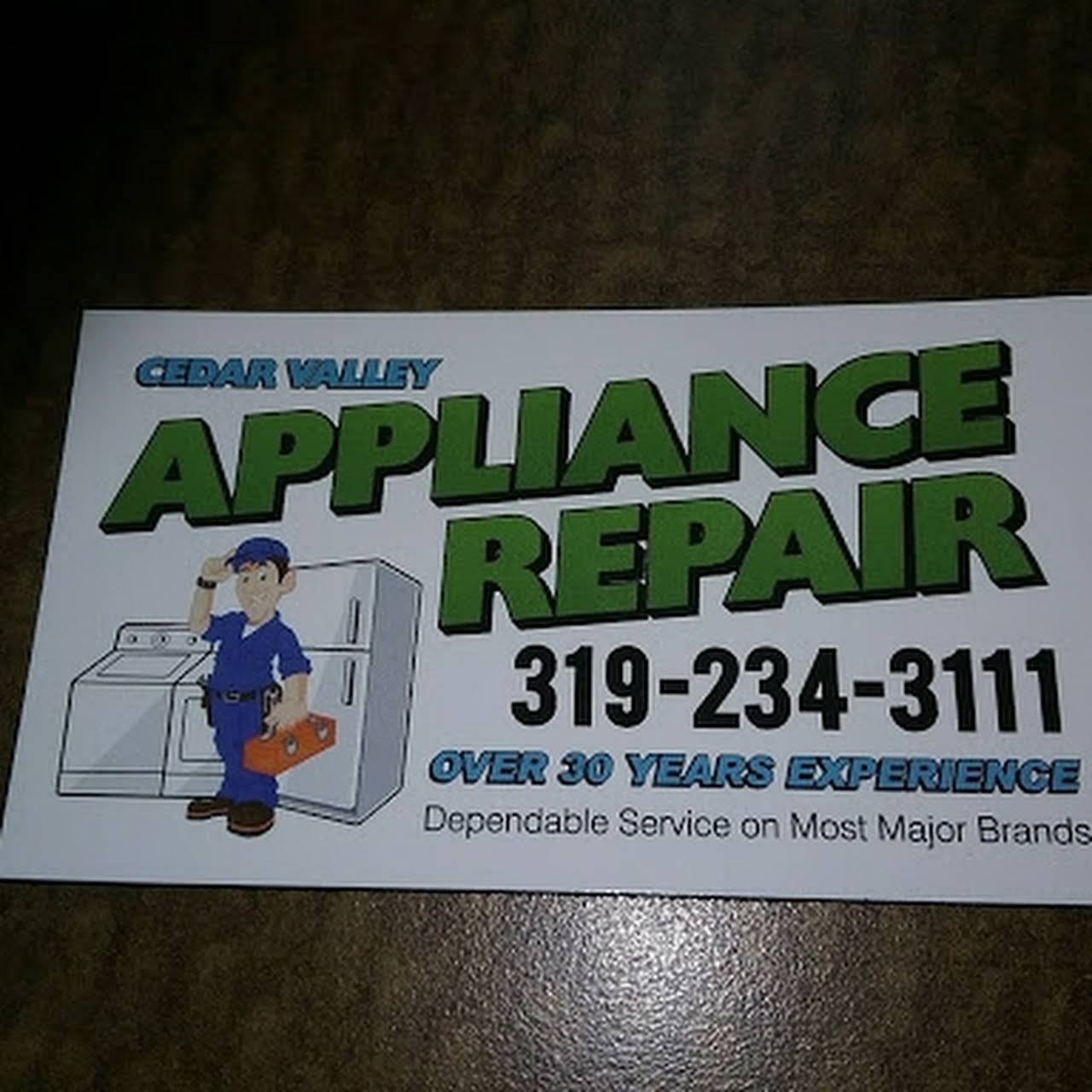 Cedar Valley Appliance Repair Service - Appliance Repair Service