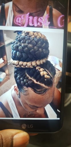 Bijou hair braiding