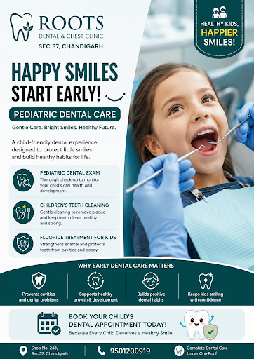 Healthy smiles begin with early dental care. Regular pediatric dental exams can help monitor a ch… post image